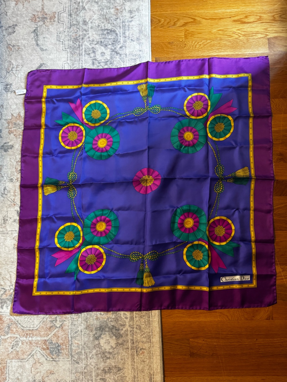 Christian Dior Silk Scarf 90cm